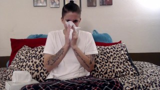 Больной кашель с насморканием