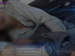 車内でスマホ撮影　カメラ目線で口内発射 - Screenshot 4 of 16 - 車内