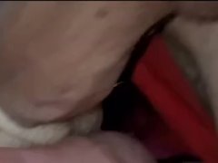 Big cock in the mouth of a beautiful Japanese woman.