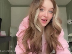 Busty classmate invites u to show how she cums! Cute little slut - Screenshot 2 of 16 - Barely Eighteen