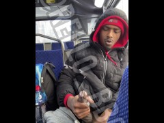 Pull Out Quick And Nut While Riding Metro Bus