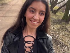 Я хочу прогуляться по парку со спермой на лице! Кончи мне на лицо! - Публичный Cumwalk - Screenshot 11 of 16 - Public Cumwalk