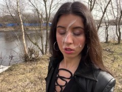 Я хочу прогуляться по парку со спермой на лице! Кончи мне на лицо! - Публичный Cumwalk - Screenshot 7 of 16 - Cumwalk