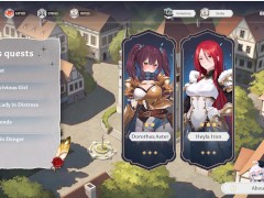 aura hentai cards - the best femdom scene in this game