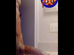 Jacking my dick for a quick release - Screenshot 3 of 16 - Big Black Dick