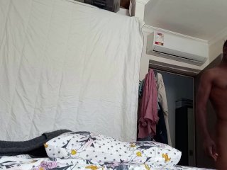 Screen Capture of Video Titled: After BBC Cream Creamppie Husband Fuck Wife Ass