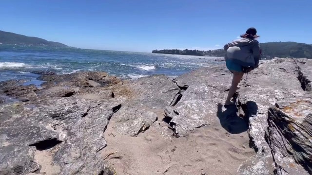 Chilena Hace un Oral Profundo En La Playa (xxx Rec) - Blog Porno HD