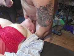 delilah gets mouth fucked by vinnymac and friend