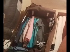 Jugando con mi gran polla