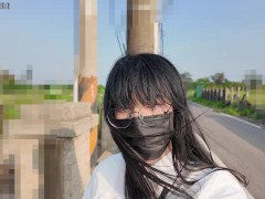 HA48The temperamental girl secretly penetrates her ass and masturbates outdoors!