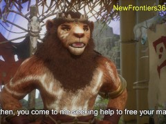 Furry Lesbian ORGY with Cat Girls and Harem Girls - scene from Tribute to the Fertility King - Seaso