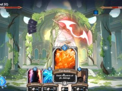 aura hentai cards - lesbian puzzle and face a sexy elven