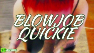 BLOWJOB QUICKIE WITH LUCKY GURL MOLLY & MR. LUCKY LUCK