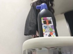 【筆挿入】膣圧で書き初めしてみた結果ｗｗｗ手コキ素人ミキ姉フェラ 5/16