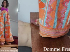 Domme Frenique - High heels CBT 1 - First Domme Frenique CBT  - 2 angles - POV - AMATEUR - CBT