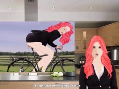 Roxy on a bike part 1