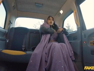 Fake Taxi Bengali nurse takes a big cock in her her tight Asian pussy with her big tits out screenshot number 0