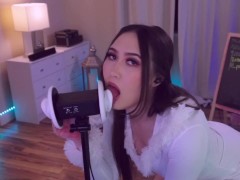 ASMR DIRTY Passionate Ear licking, WET Ear eating