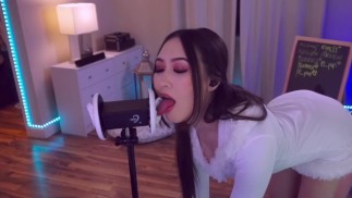 ASMR DIRTY Passionate Ear licking, WET Ear eating