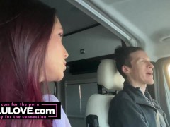 Big lips babe talking lip filler RIGHT after getting them done & more behind porn scenes - Lelu Love