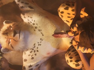 Cheetah Yiffs Twink Boy & Cums inside him (Furry Gay Sex) | Wild Life Furries