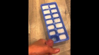 Cubes d'éjaculation froide - Deuxième partie (vidéo verticale)