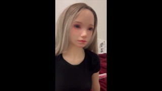 Blonde beauty gets fucked hard before bed | Silicone fuck dolls
