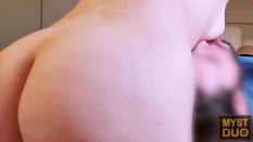Sucking perfect boobs