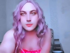 Cute masturbation ladyboy beautiful cock hot without hands pre cumming scene
