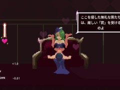 【Sadiubus(体験版)実況】逆レドットアニメーションエロゲー。メイドに足コキ、魔女にパイズリされたり・・(横スクロールアクションゲーム) 11/16