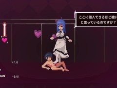 【Sadiubus(体験版)実況】逆レドットアニメーションエロゲー。メイドに足コキ、魔女にパイズリされたり・・(横スクロールアクションゲーム) 6/16