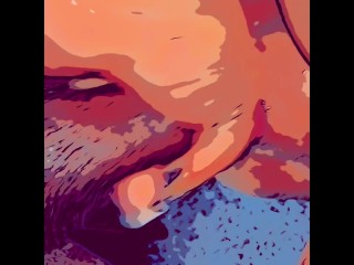 Suckingbigblkdickcomic