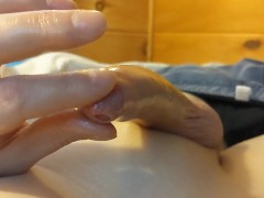 Relentlessly Teasing The Tip Of My Dick Until I Whimper And Cum