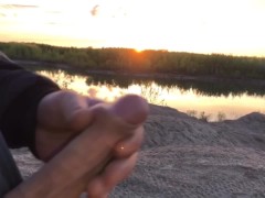 Masturbation While Watching The Sunset