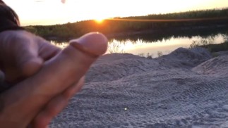 Masturbation While Watching The Sunset