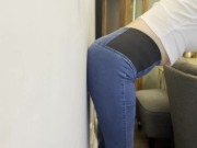 Farting in Jeans against the Wall by Scarlett Fey - Pornhub.com