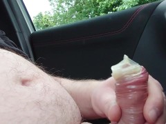 Horny in the car 2 ** Condom **