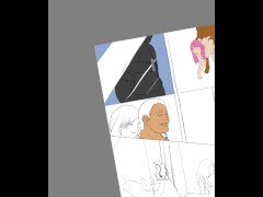 Préparation de la BD "Pink's story"