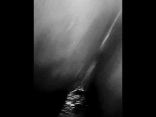 Masturbation using XXL Sounding Rod at Campgrounds