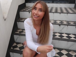 Screen Capture of Video Titled: Begging My To Neighbour To Fuck Me To Make My Boyfriend Jealous  - Lily Phillips