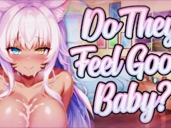[F4M] | Your Cute Neko Girlfriend Makes You Feel Really Good With Her Boobs [Lewd ASMR]