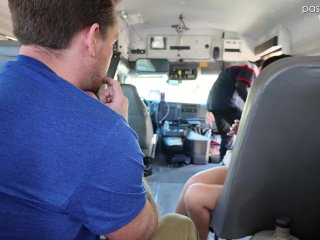 Xxlayna Couldn't Wait To Get Her Face Painted With Cum On The Bus screenshot number 2