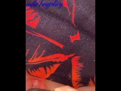 I secretly went into the bathroom while my bf was asleep hear my orgasm