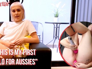 Ersties - Hot Babe Cassandra Plays With a Magic Wand While Masturbating