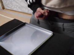 【大量射精】トレーに大量射精する男子【ショート動画】 - Screenshot 4 of 16 - 大量射精