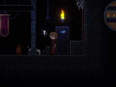 【#02 Drain Mansion実況】ホラー逆レドットアニメーションエロゲー。猫サキュバスに誘惑されたり、足コキでイかされたり・・・ 1/16