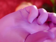 ASMR video: medical gloves sounds, snaps, teasing