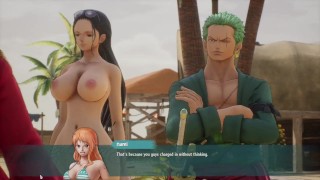 One Piece Nude Mod Installed Gameplay Nami and Robin Nude Part 17 [18+]