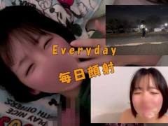 【素人カップル】毎日、顔射してみた。 Japanese hentai movie.