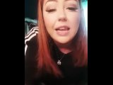 Chavy British Teen Smoking Slag-Dirty talk..